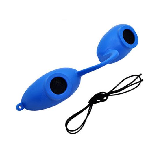 blue tanning goggles